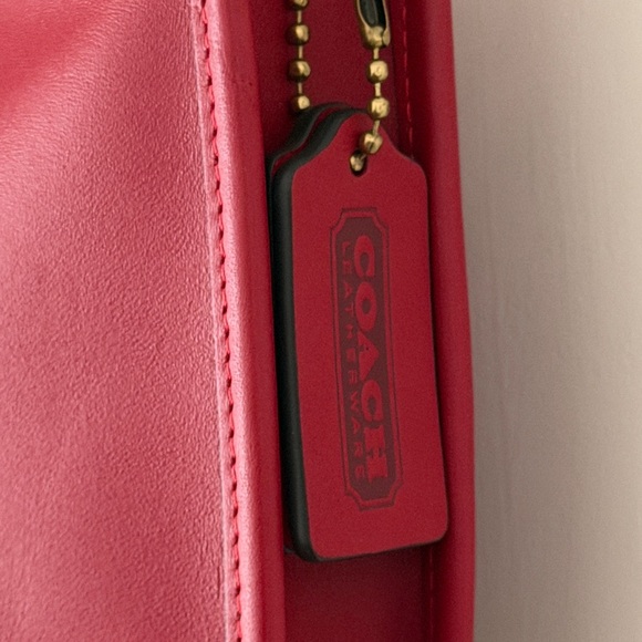 Coach Curve Zip Bag in Red - Picture 5 of 6
